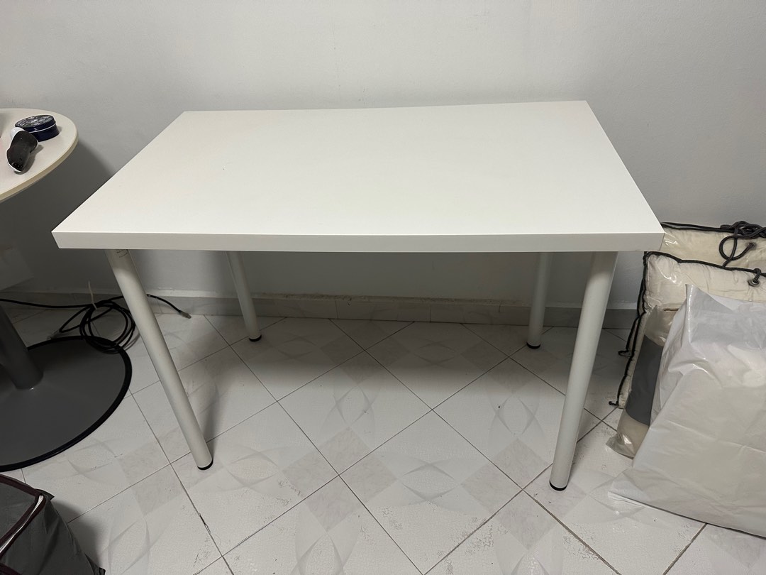 IKEA Table LINNMON 100cm x 60cm with legs, Furniture & Home Living