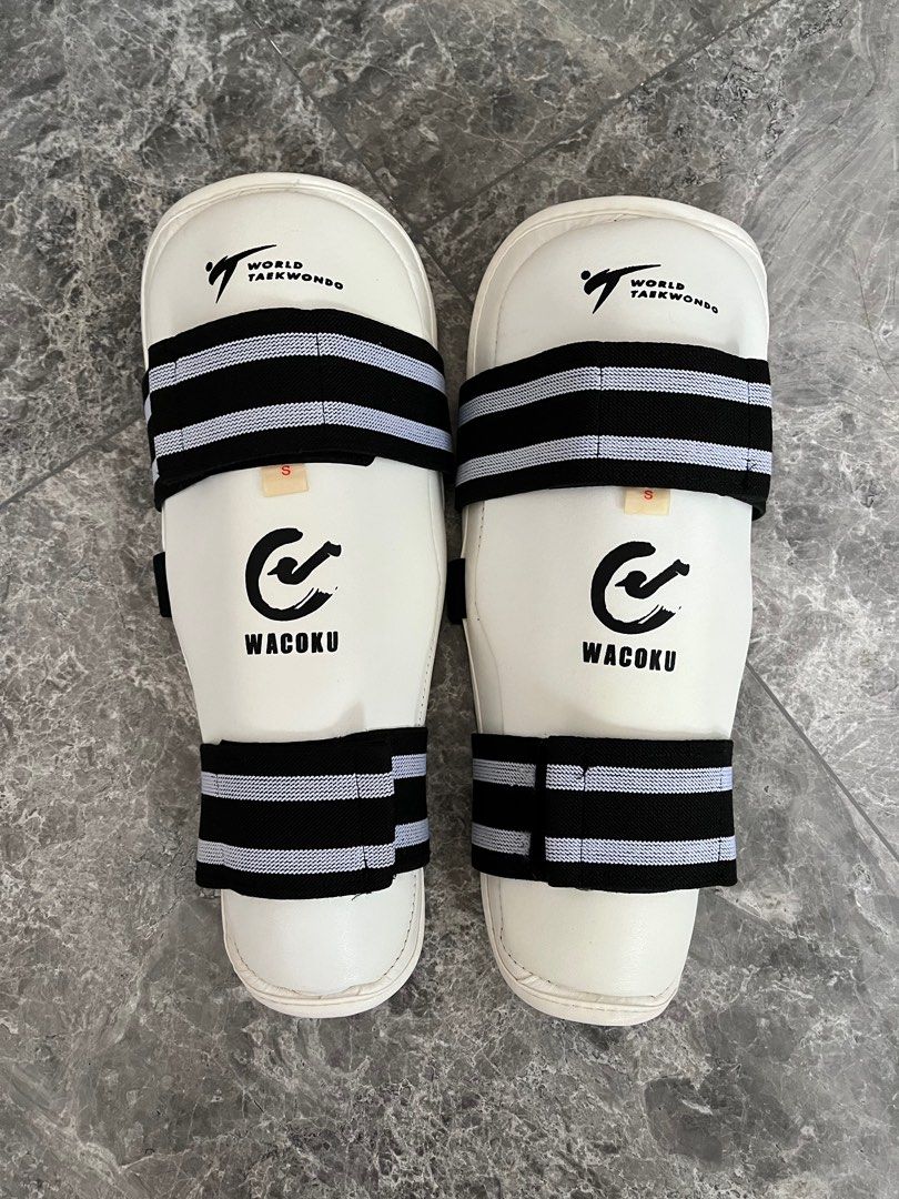 Taekwondo Wacoku Shin Guard Size S, Sports Equipment, Other Sports