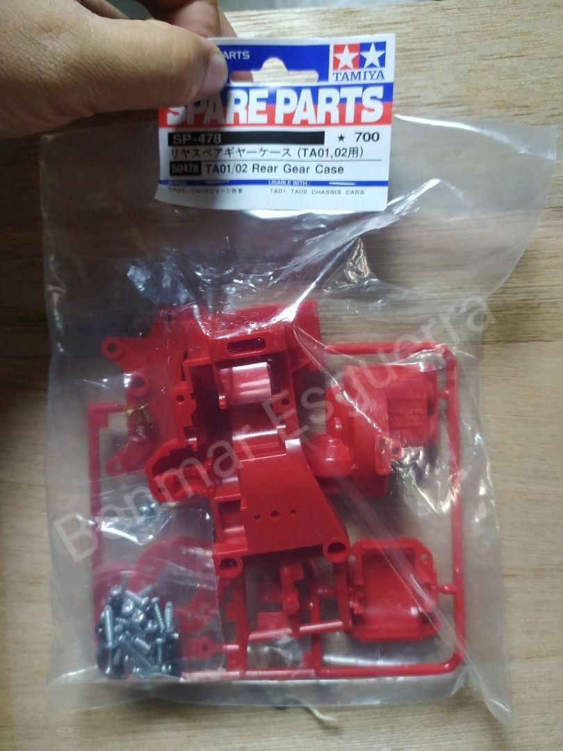 Tamiya 319804966 - TA02 Aluminium Motorhalter-Set - Neuf