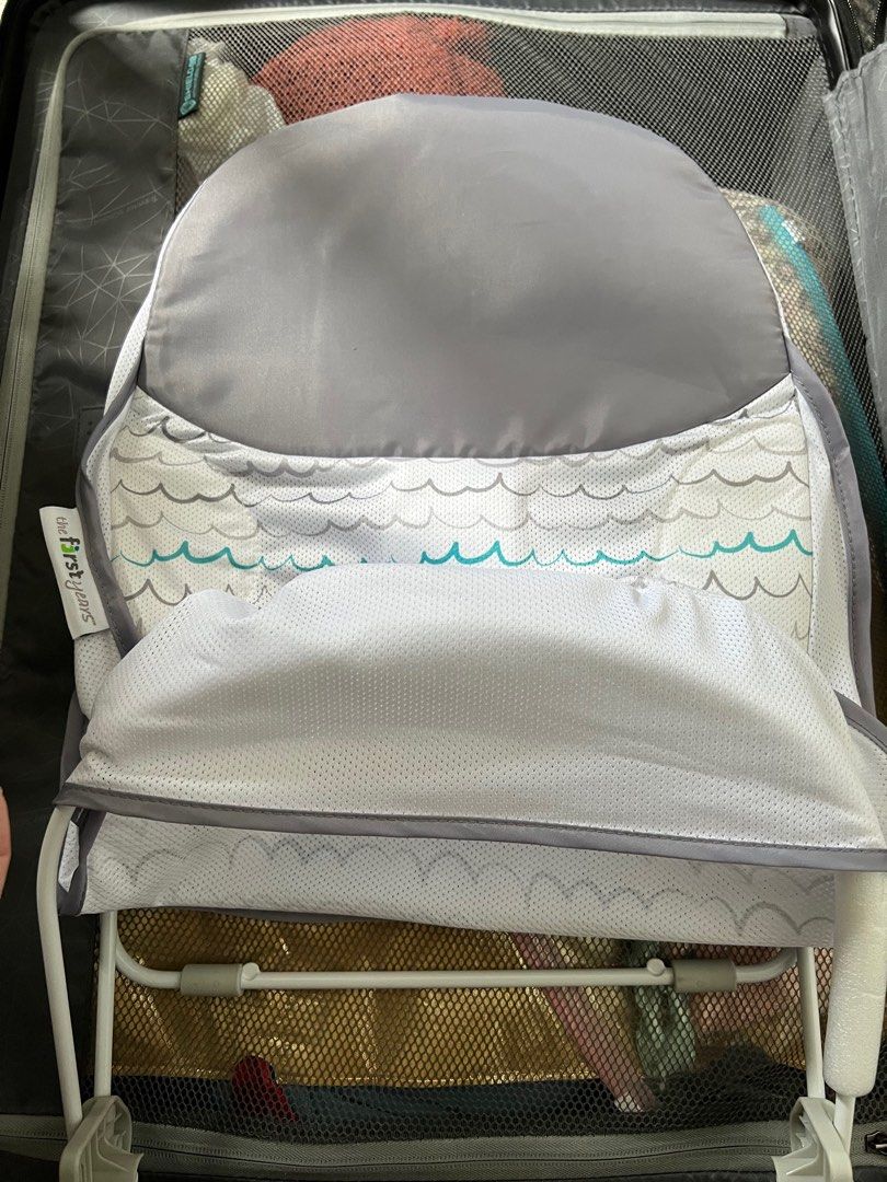 The First Years Sure Comfort Folding Baby Bather Baby to Toddler Bath