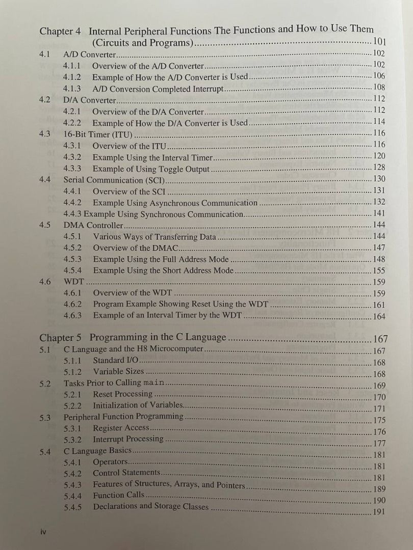 The Introduction to the H8 Microcontroller, Hobbies & Toys, Books