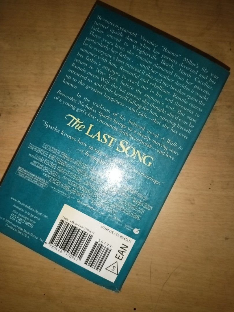 The Last Song (orig) (Category: Storybooks) located in Manila. Submitted by declutt3r_ (Listing ID 1225556070, Image 2). Description: - orig - has tanning pages rfs: decluttering delivery fee is not included payment first.