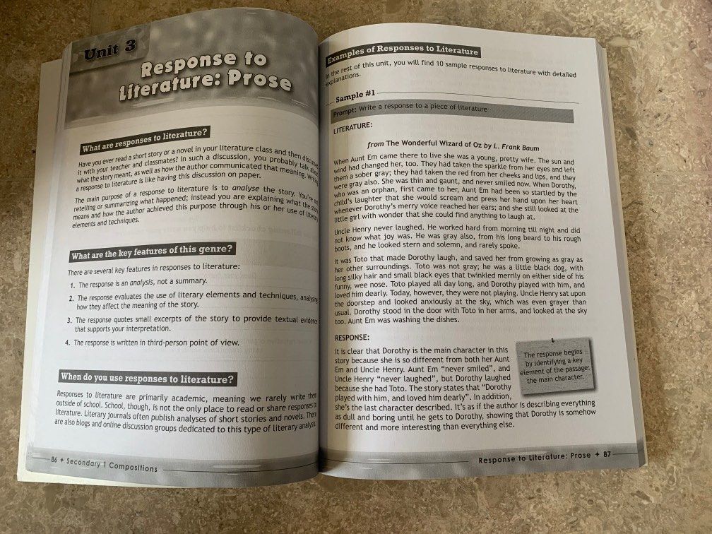 The Write Model Secondary 1, Hobbies & Toys, Books & Magazines ...