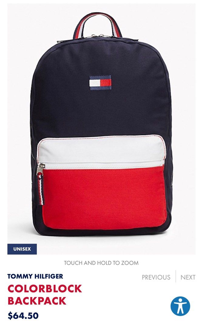 Tommy hilfiger colorblock backpack 2025