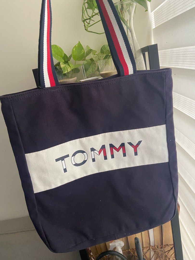 Tommy hilfiger tote bag blue store