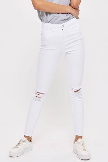 White ripped jeans topshop new arrivals
