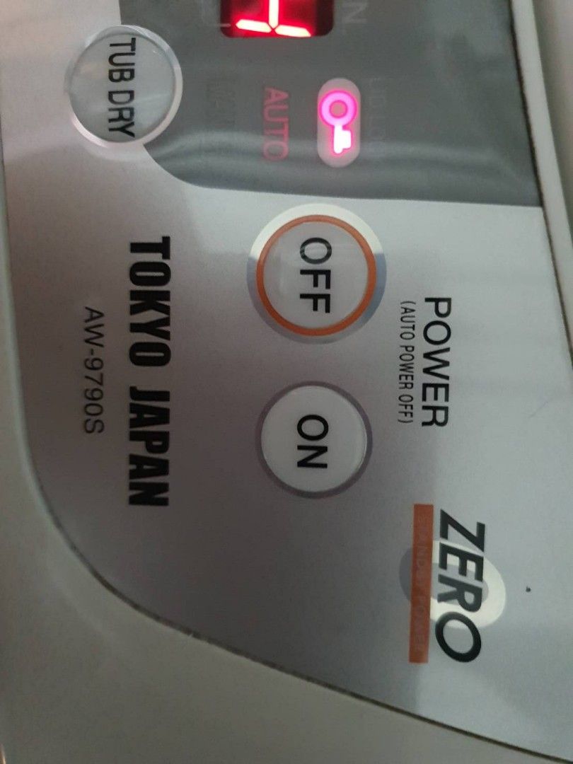 Toshiba AW 9790S washing machine 9kg, TV & Home Appliances, Washing ...
