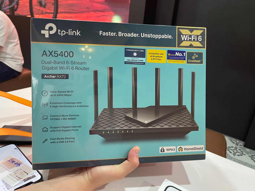 TP-link AX5400 router, Computers & Tech, Office & Business Technology ...