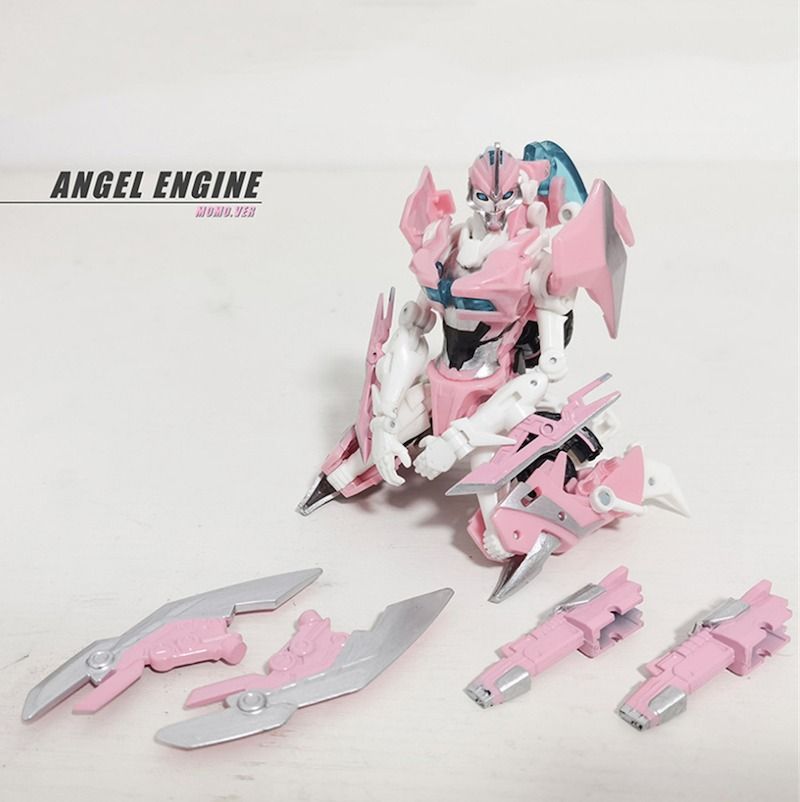 Transformation Angel Engine Arcee APC-Toys TFP Pink Momo Ver Motorcycle ...