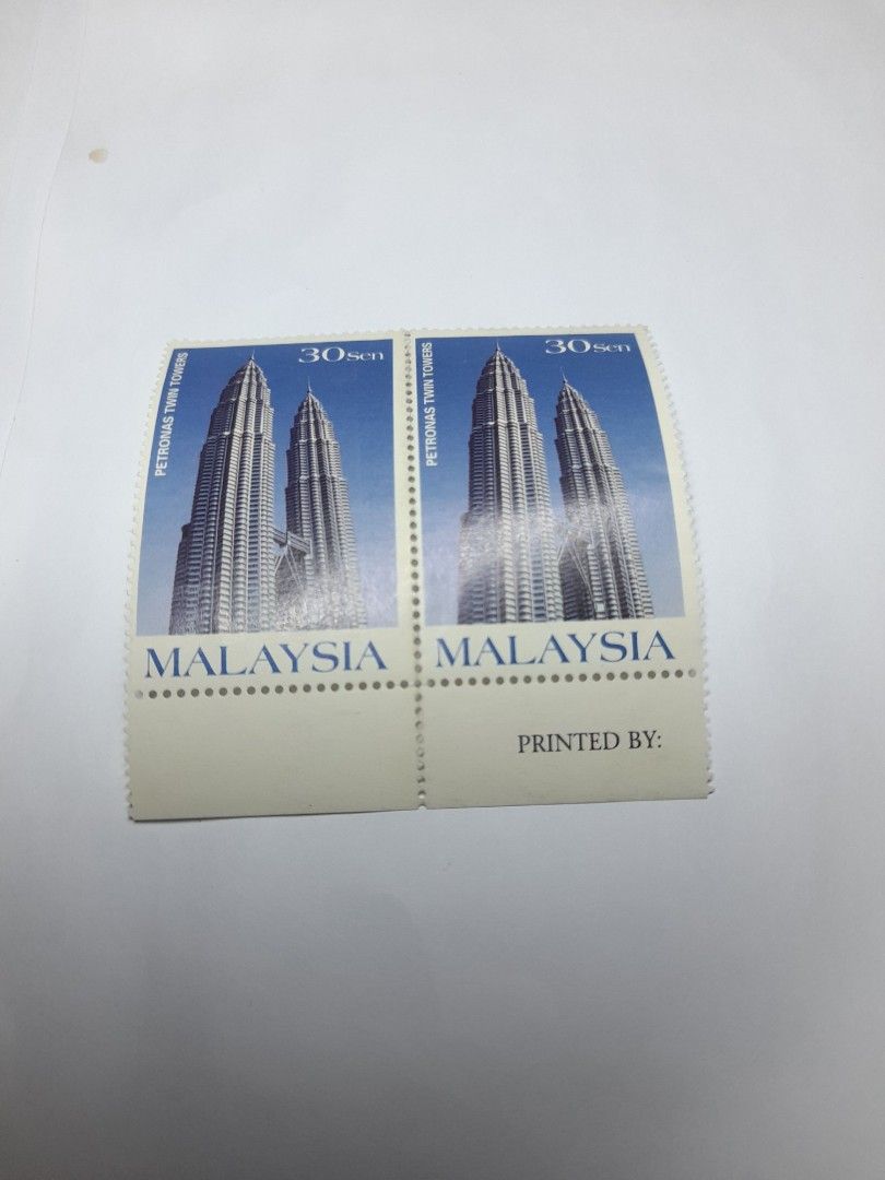 Twin tower Stamp -Malaysia stamp new, Hobbies & Toys, Collectibles