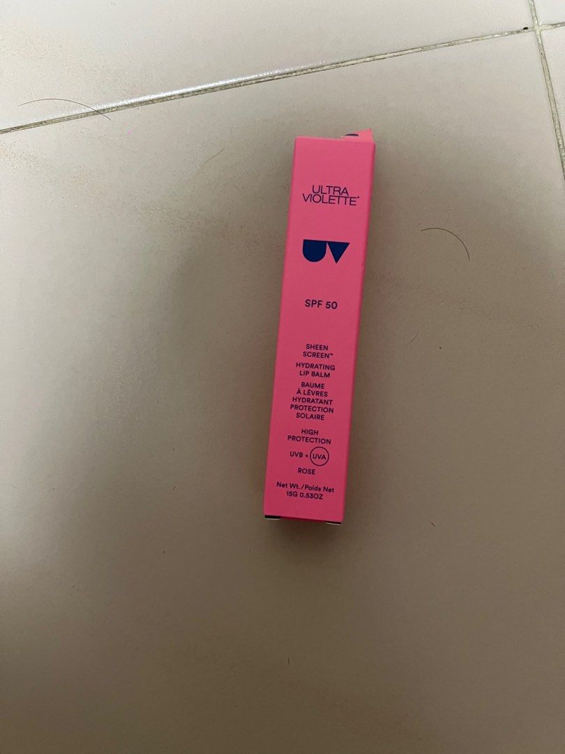 Ultra Violette spf 50 sun block lip balm gloss, Beauty & Personal Care