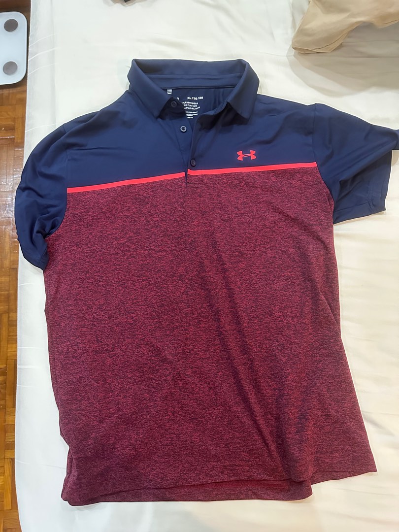 Under Armour polo tshirt, Men's Fashion, Tops & Sets, Tshirts & Polo