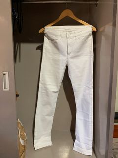 Uniqlo white jeans