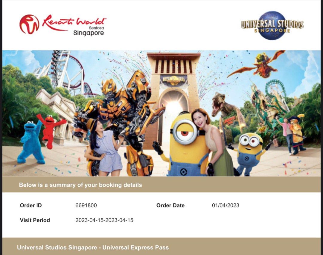 USS Express Pass, Tickets & Vouchers, Local Attractions & Transport on