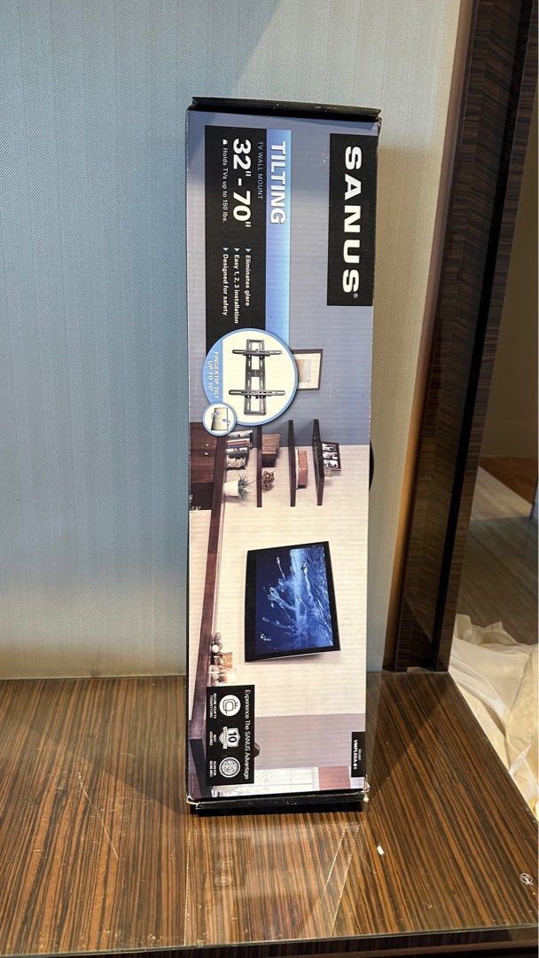 Wall mounting bracket (Category: TV Parts & Accessories) located in Singapore. Submitted by wawalove (Listing ID 1225528310, Image 2). Description: Self collect Brand new in box .