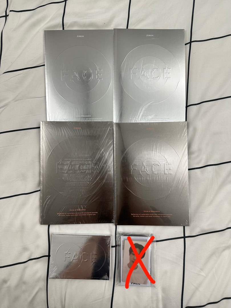WTS BTS Jimin FACE Sealed Albums + Weverse POB, Hobbies & Toys