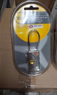 Yale luggage lock ID cable lock TSA approved padlock YTL1/30/350/1 30mm