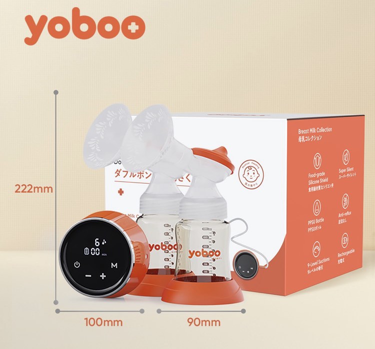 Yoboo Double Electric Breast Pump Onestep breastfeeding Painless