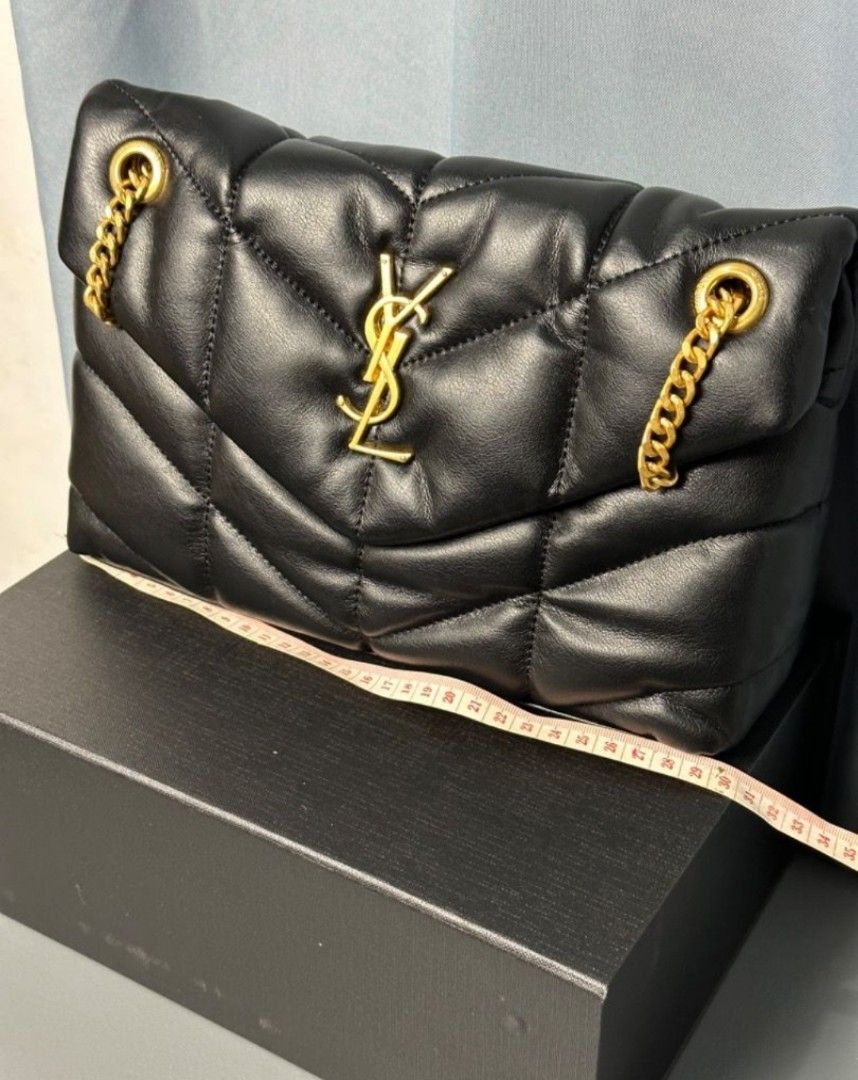 Ysl Vip Gift Item Black Sling Chain, Luxury, Bags & Wallets On Carousell
