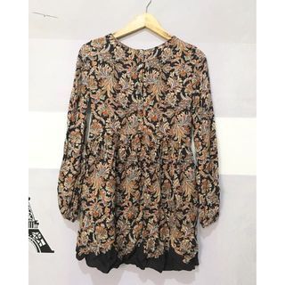 ZARA TRF Flowers Midi Dress