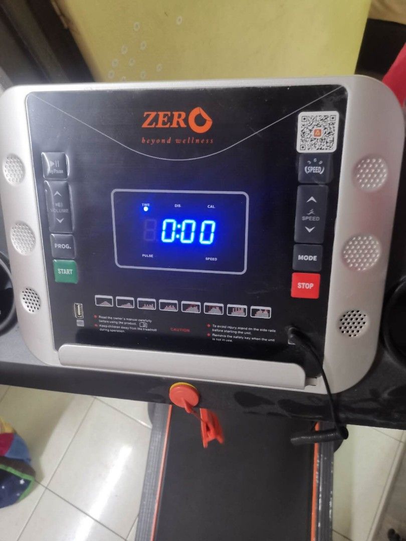 Zero Zt1800 Treadmill/Running Machine, Sports Equipment, Exercise