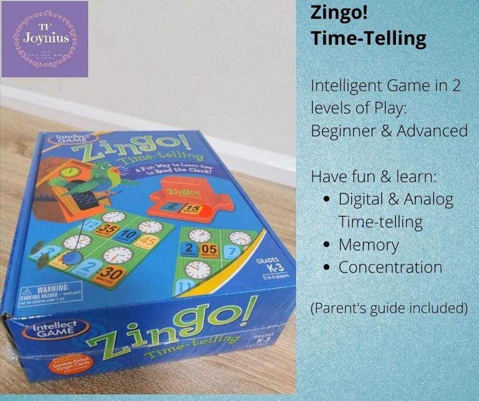Zingo! Time telling, Hobbies & Toys, Toys & Games on Carousell