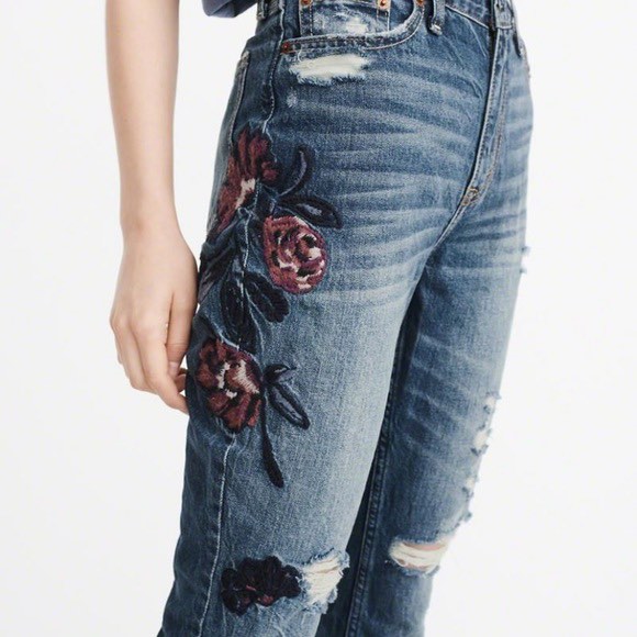 Abercrombie annie high rise girlfriend shop