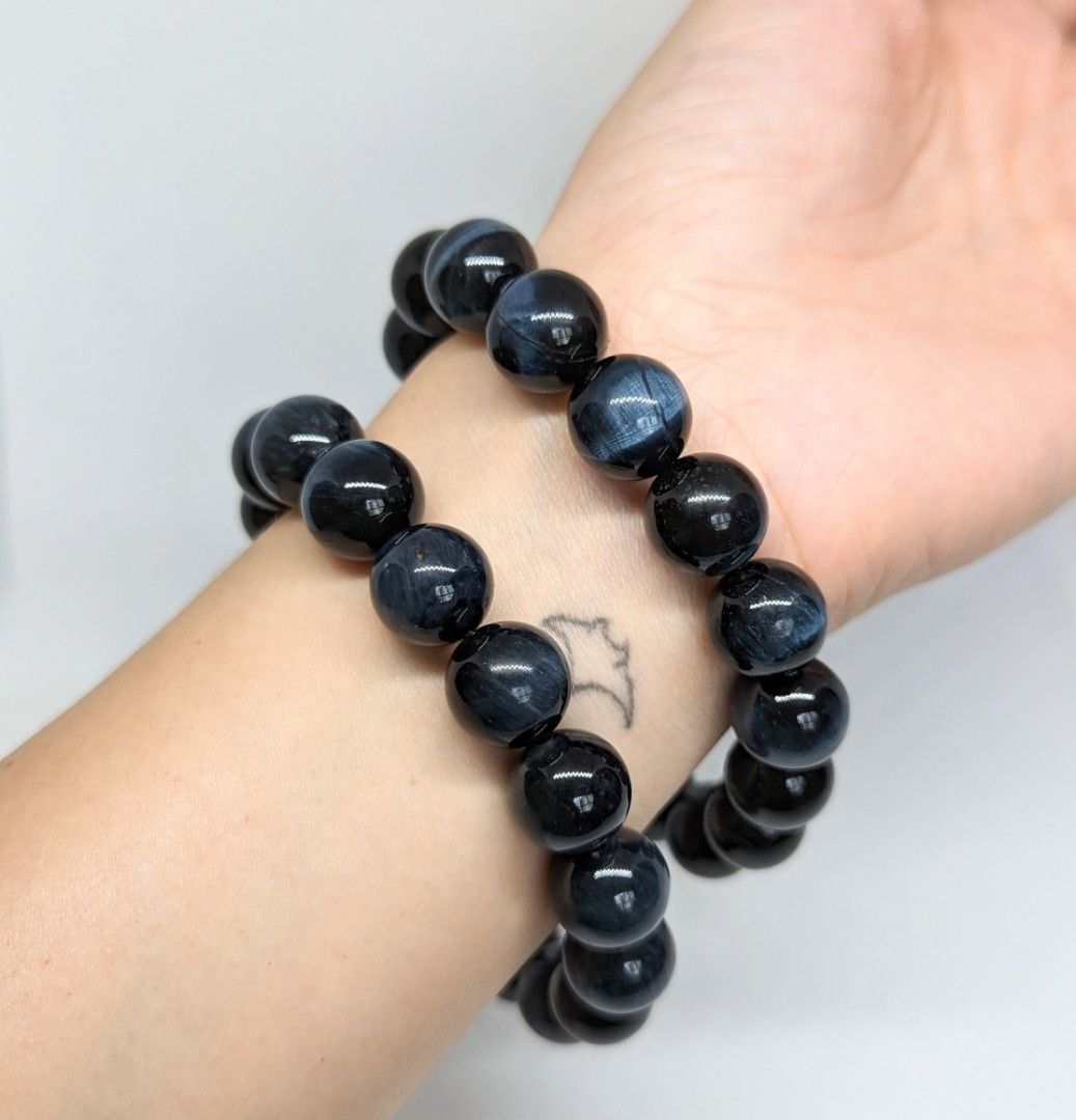 Men's blue sale tiger eye bracelet