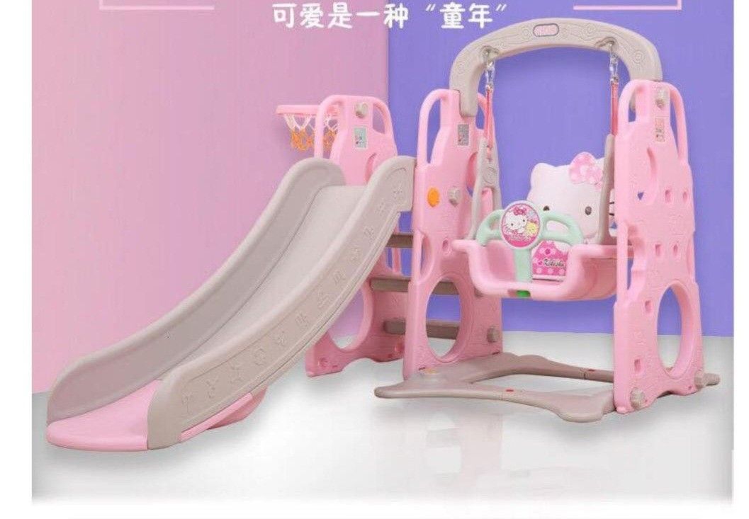 3 in 1 slide and swing set, Babies & Kids, Infant Playtime on Carousell