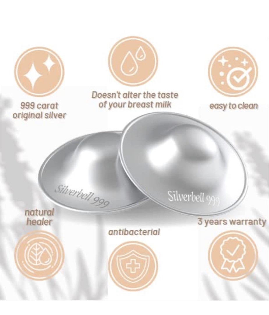 999 Silver Nipple Shields (with warranty) , Babies & Kids, Nursing