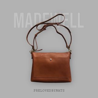  👜 SALE! (-30%) Madewell Transport Shoulder Crossbody Bag, English Saddle