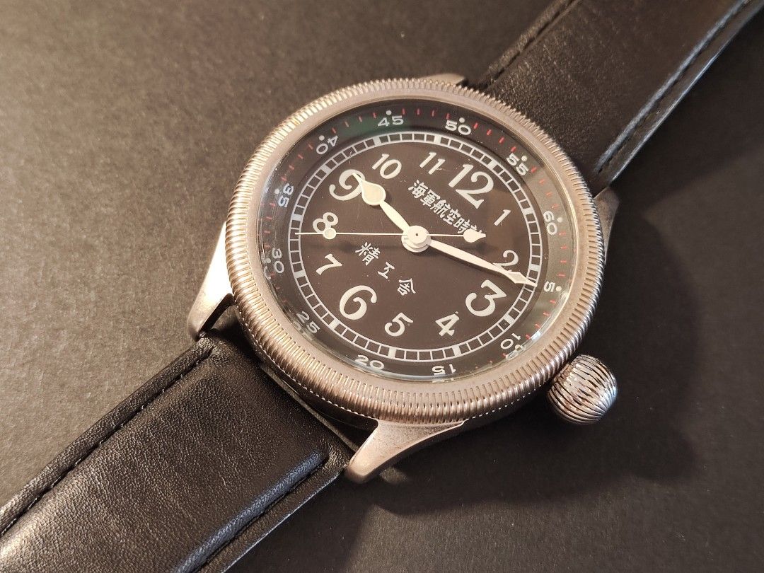 海軍航空時計 復刻版 腕時計 自動巻き時計 精工舎 - 腕時計(アナログ)