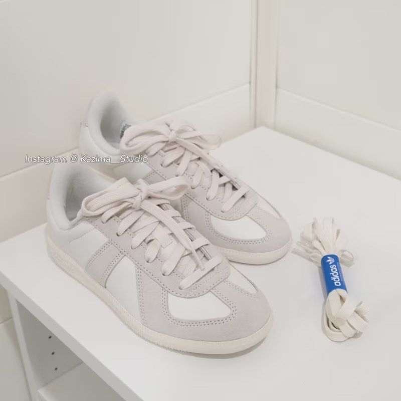 全新Adidas BW Army 德訓鞋燕麥米白色Sneakers H03722, 男裝, 鞋, 波鞋
