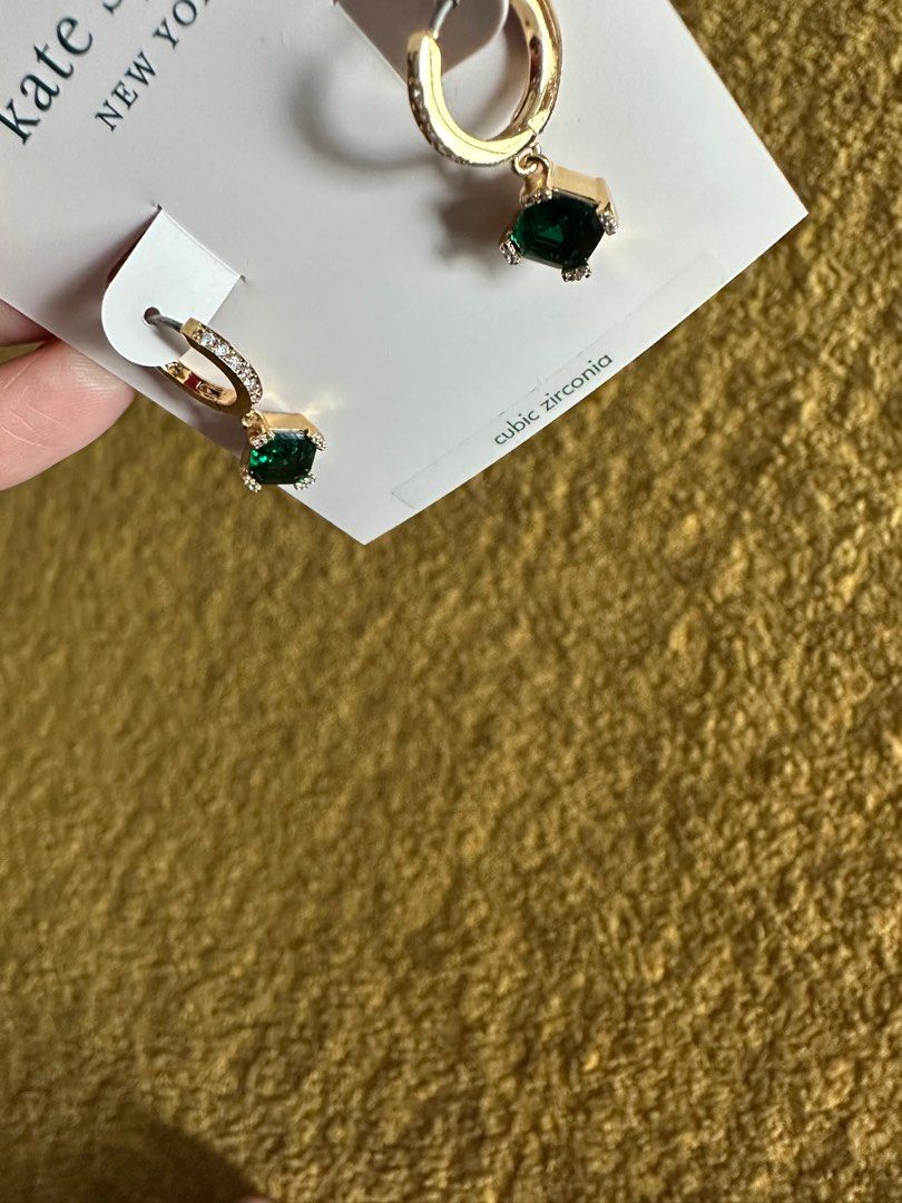 KATE SPADE Emerald Earrings