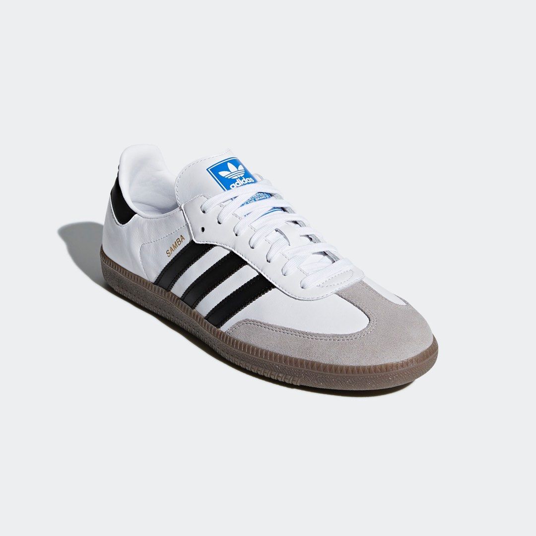 Adidas Samba OG 白色White UK4.5 | EUR37.5 官網斷碼, 女裝, 鞋, 波鞋