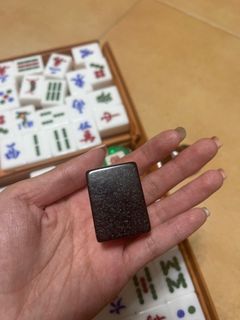 A1 mahjong tiles black