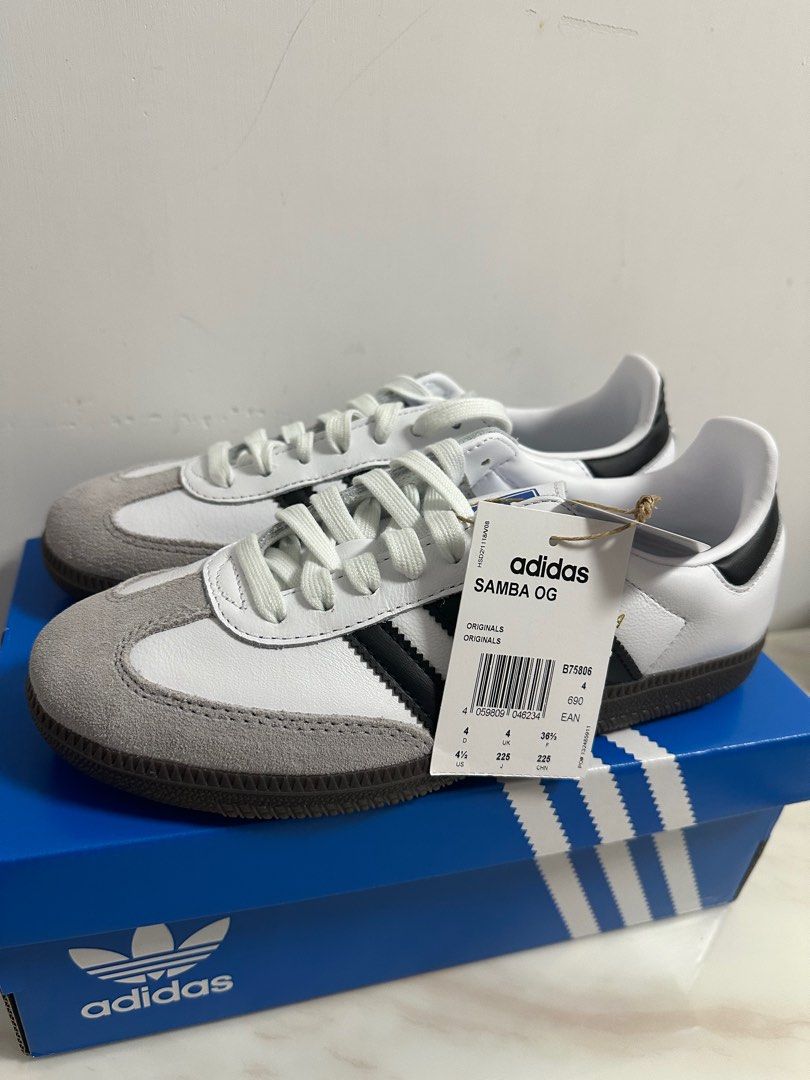 Adidas Samba OG UK4, 女裝, 鞋, 波鞋 - Carousell