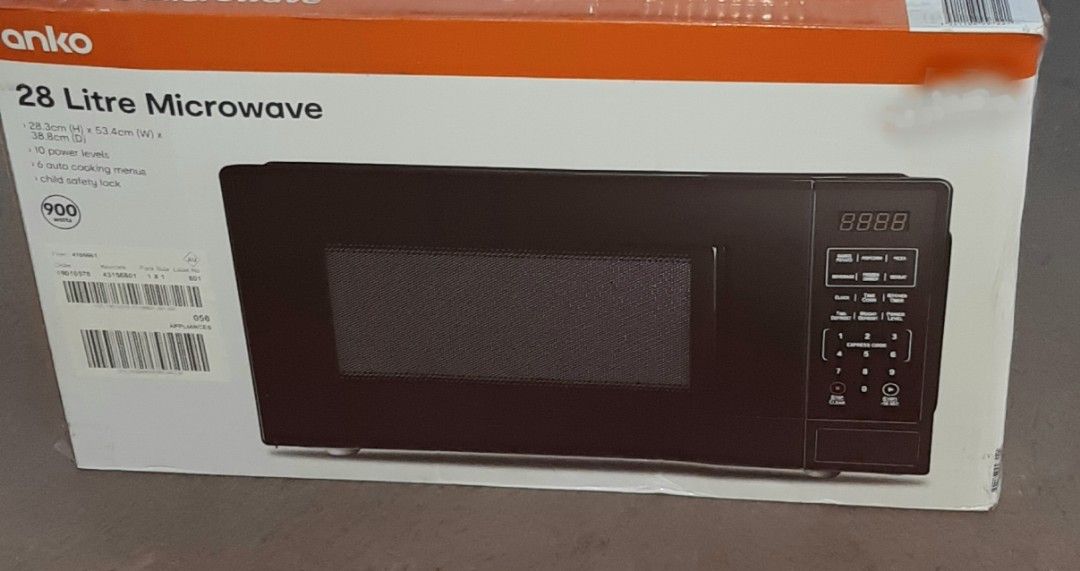 ANKO MICROWAVE OVEN 25 LITERS, TV & Home Appliances, Kitchen Appliances
