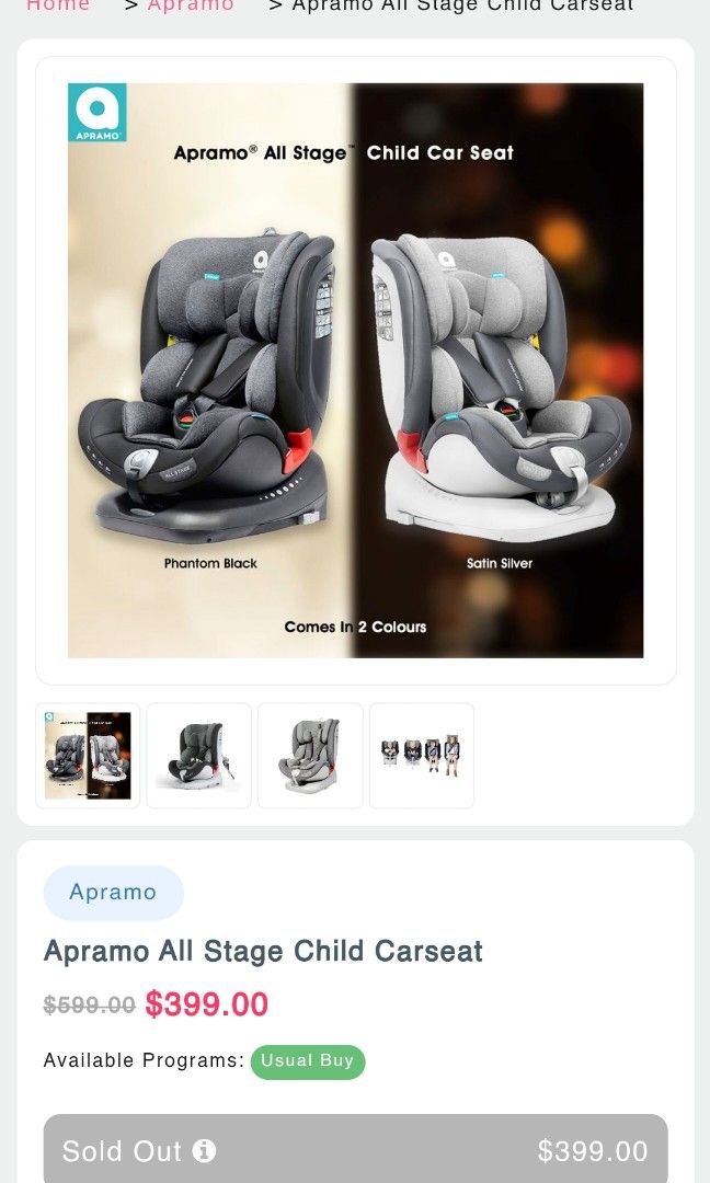 Apramo all 2025 stage car seat