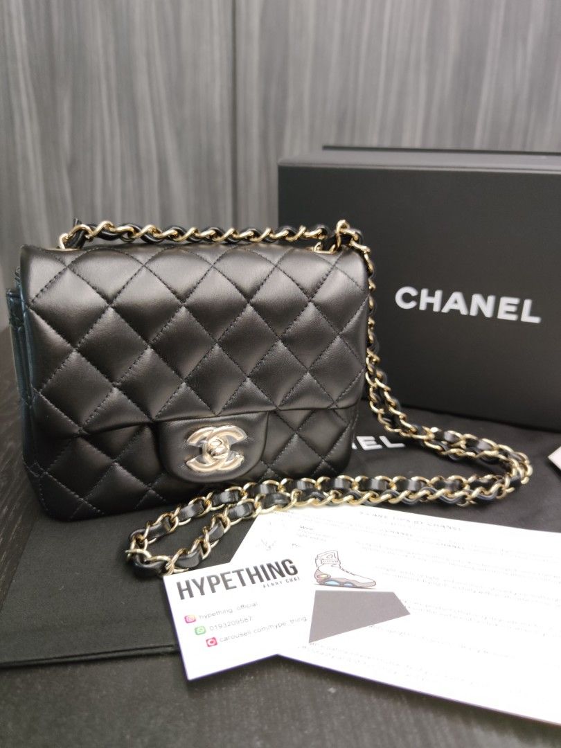 Authentic Black Chanel Bag Sitting on Table Editorial Stock Photo - Image  of table, colors: 157125368