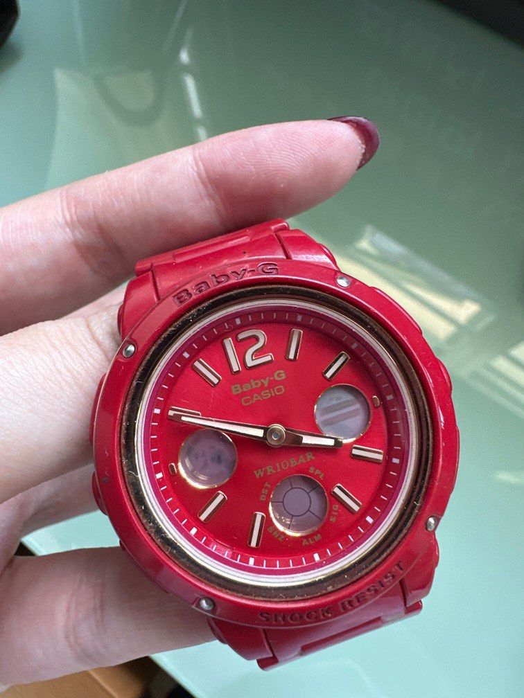 Casio baby cheap g red