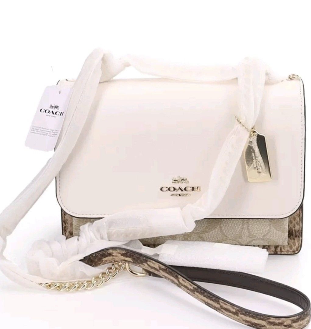 Authentic Coach Bag 1424 IMR2K COACH KLARE CROSSBODY IN BLOCKED SIGNATURE CANVAS women handbags female cross body bag