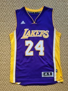 2014 Kobe Bryant Los Angeles Lakers #24 White Christmas Alternate Jersey  Small