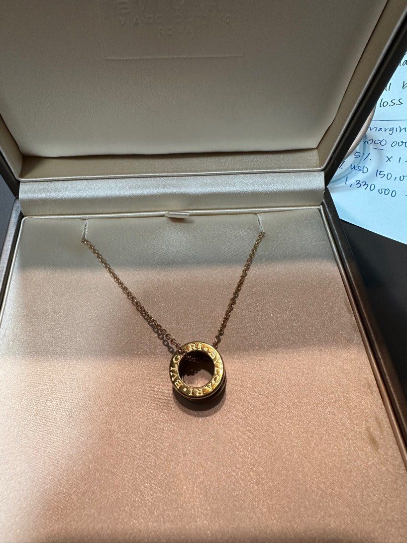 B Zero 1 Bulgari Necklace Women s Fashion Jewelry Organisers Necklaces on Carousell