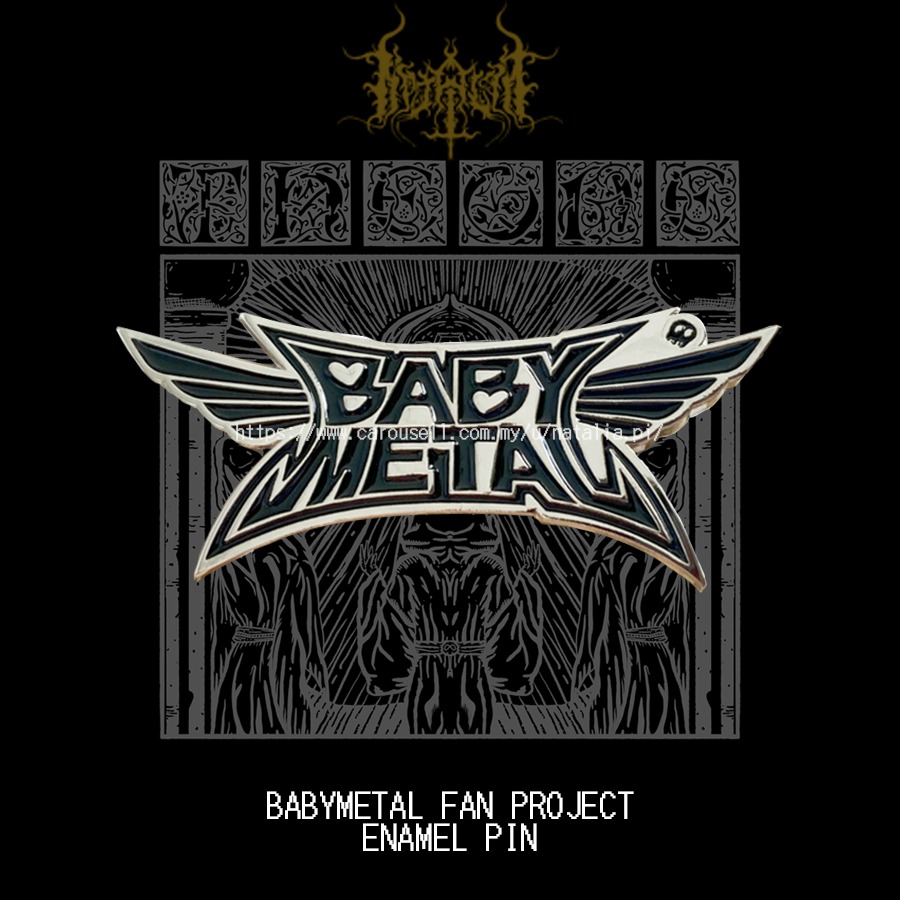 BABYMETAL Enamel Pins (Last stocks, no reprints), Hobbies & Toys