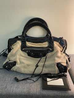 Balenciaga Canvas City Bag Authentic