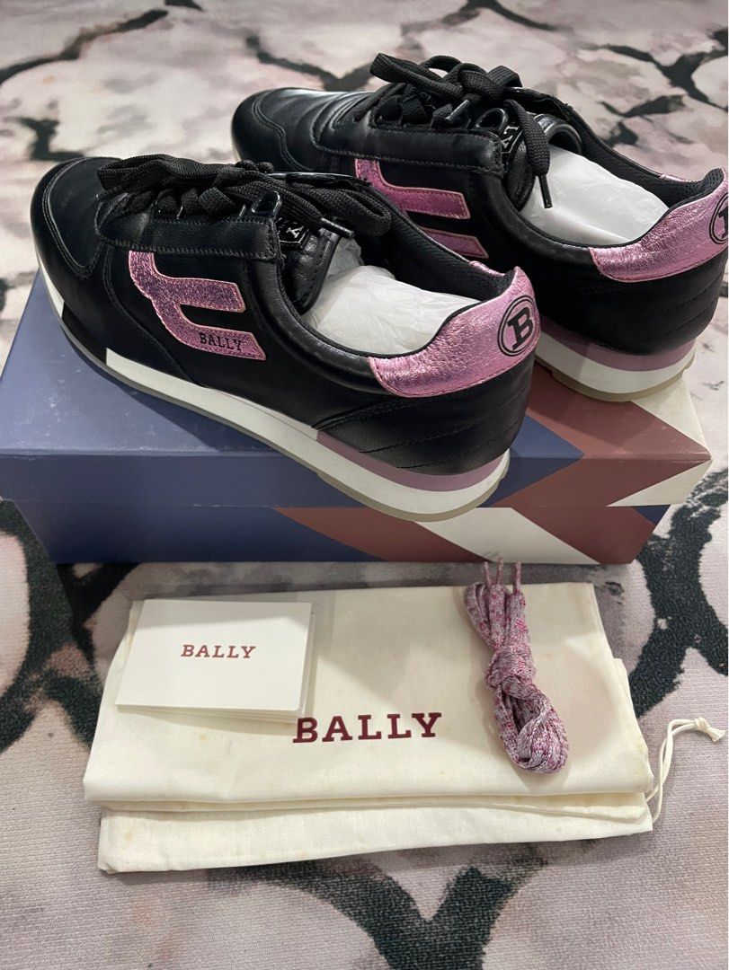 Buy Bally New Maxim Lace-Up Sneakers | Black Color Women | AJIO LUXE
