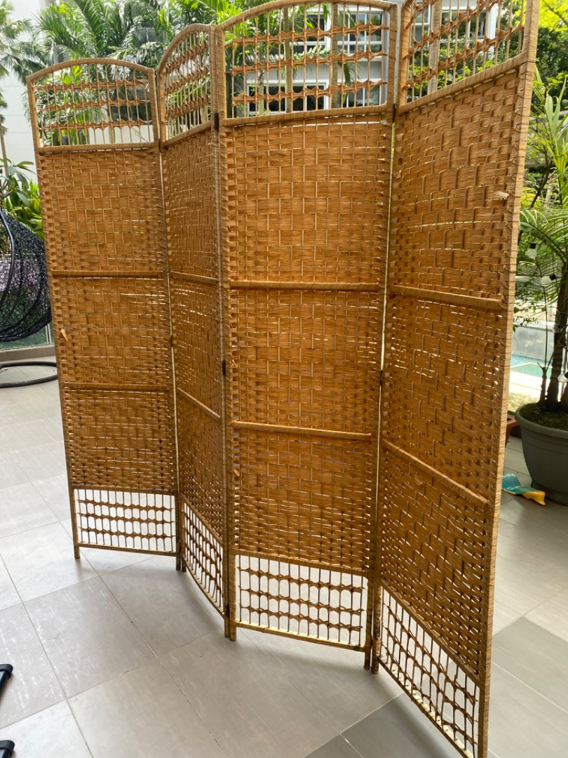 Bamboo dividers, Furniture & Home Living, Outdoor Furniture on Carousell