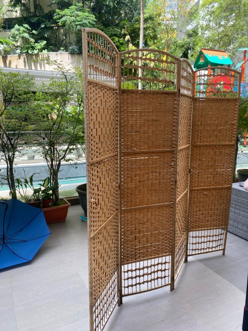 Bamboo dividers, Furniture & Home Living, Outdoor Furniture on Carousell