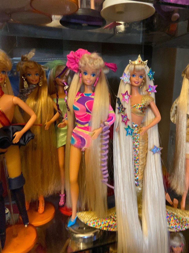 long hair barbie 90s